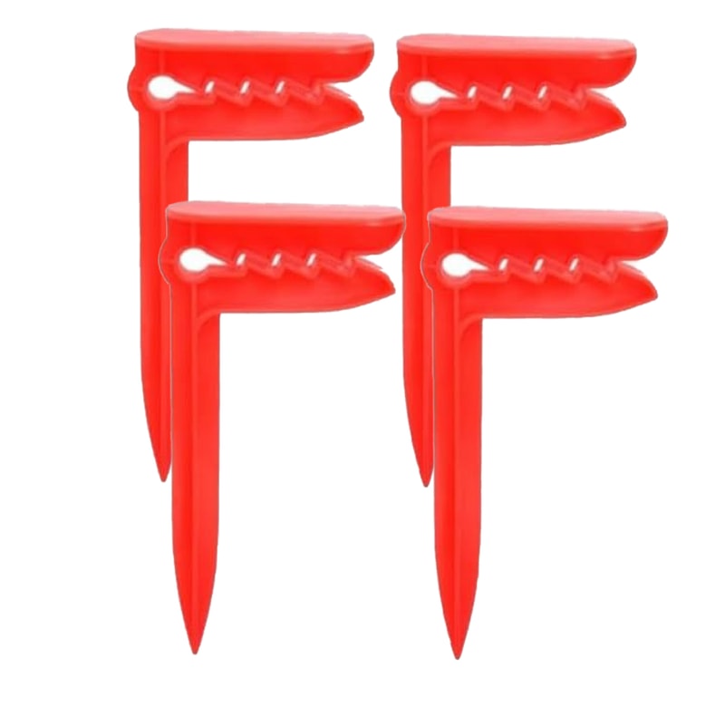 Beach Towel Clips & Sand Stakes Windproof Beach Towel Clips for Secure Outdoor Relaxation