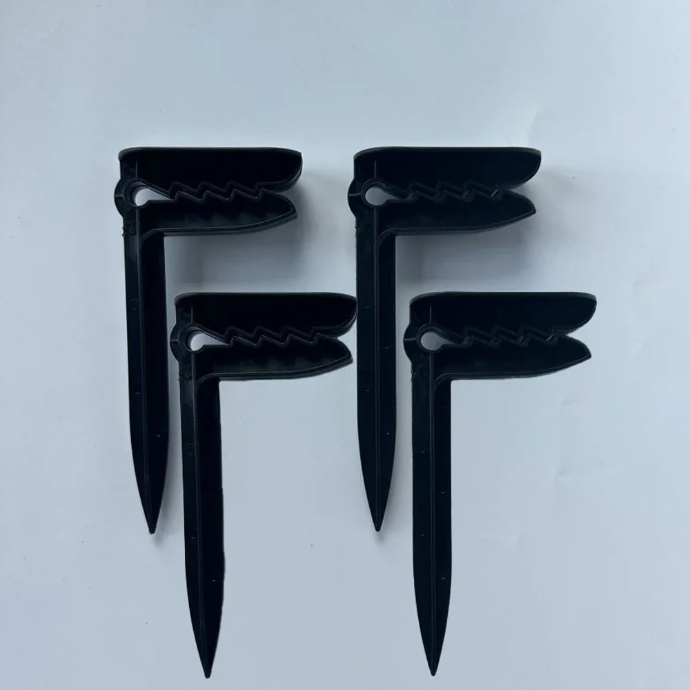 Beach Towel Clips & Sand Stakes Windproof Beach Towel Clips for Secure Outdoor Relaxation