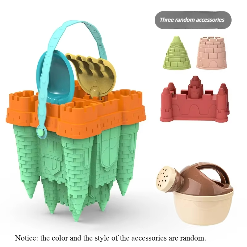Beach Sand Castle Bucket Set For Kids Fun Outdoor Sandbox Toys 0