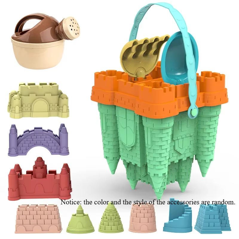 Beach Sand Castle Bucket Set For Kids Fun Outdoor Sandbox Toys 3