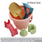 Beach Sand Castle Bucket Set For Kids Fun Outdoor Sandbox Toys 4