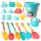 Kids Beach Toy Set Sand Play Kit With Bucket Shovel And Molds 0