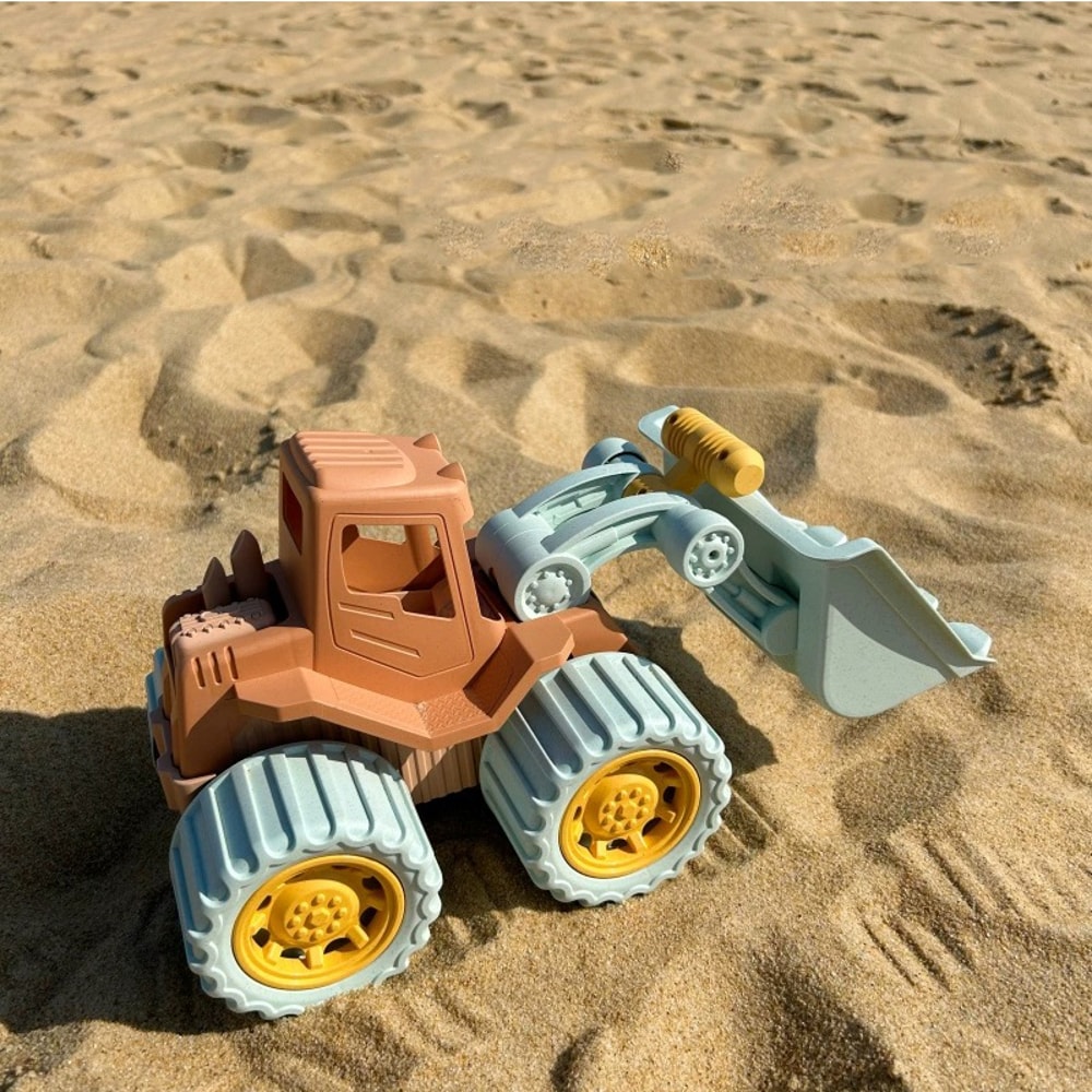 Eco Friendly Kids Beach Toy Set with Bucket & Sand Tools for Outdoor Play