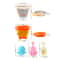 Foldable Kids Beach Bucket Set Travel Sand Toy Kit With Shovel 5