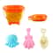 Foldable Kids Beach Bucket Set Travel Sand Toy Kit With Shovel 9