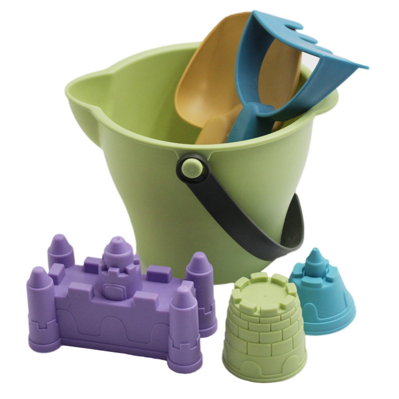 Kids Beach Sensory Bucket Set Sand Toys For Kids With Water Play Tools 8