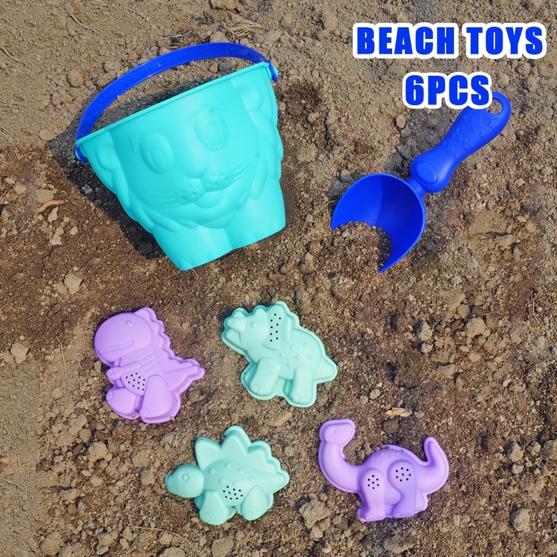 Dinosaur Beach Toy Set For Kids Sensory Sand And Water Play Kit 5