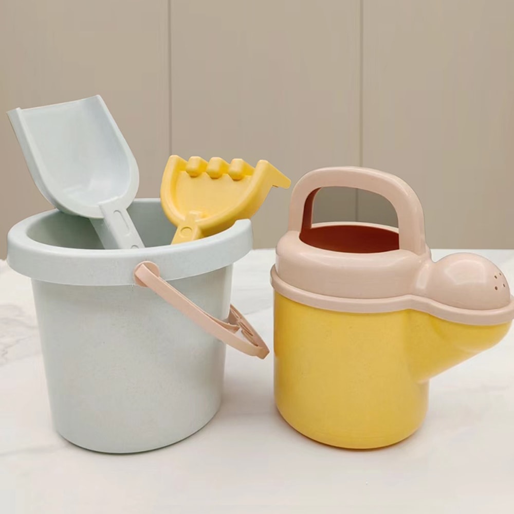 Eco Friendly Kids Beach Toy Set Bucket and Shovel Outdoor Sand Play Kit