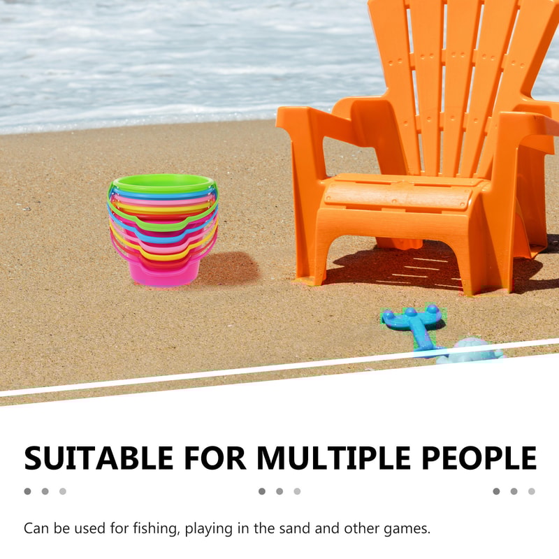 Kids Beach Bucket Set Sand Toys Portable Sand Play Set for Summer Outdoor Fun