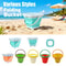 Kids Beach Sand Toy Set with Bucket Colorful Water Play Kit for Outdoor Fun