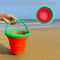 Kids Beach Sand Toy Set with Bucket Colorful Water Play Kit for Outdoor Fun