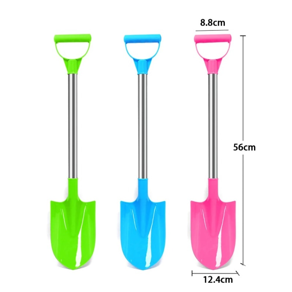 Kids Beach Shovel Stainless Steel Sand Digging Toy Durable Outdoor Play Tool