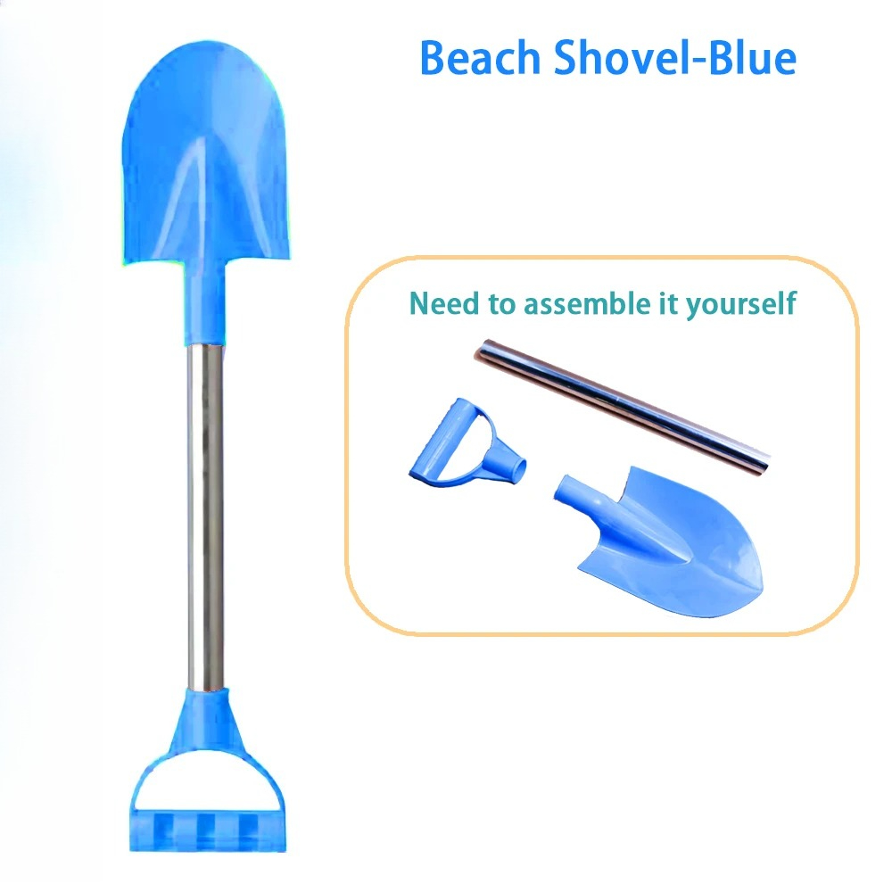 Kids Beach Shovel Stainless Steel Sand Digging Toy Durable Outdoor Play Tool