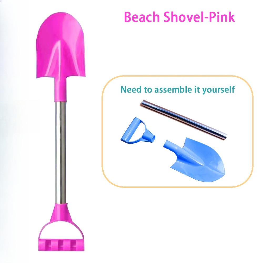 Kids Beach Shovel Stainless Steel Sand Digging Toy Durable Outdoor Play Tool