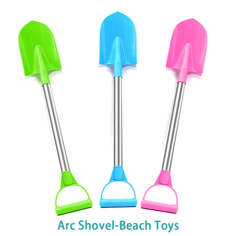 Kids Beach Shovel Stainless Steel Sand Digging Toy Durable Outdoor Play Tool