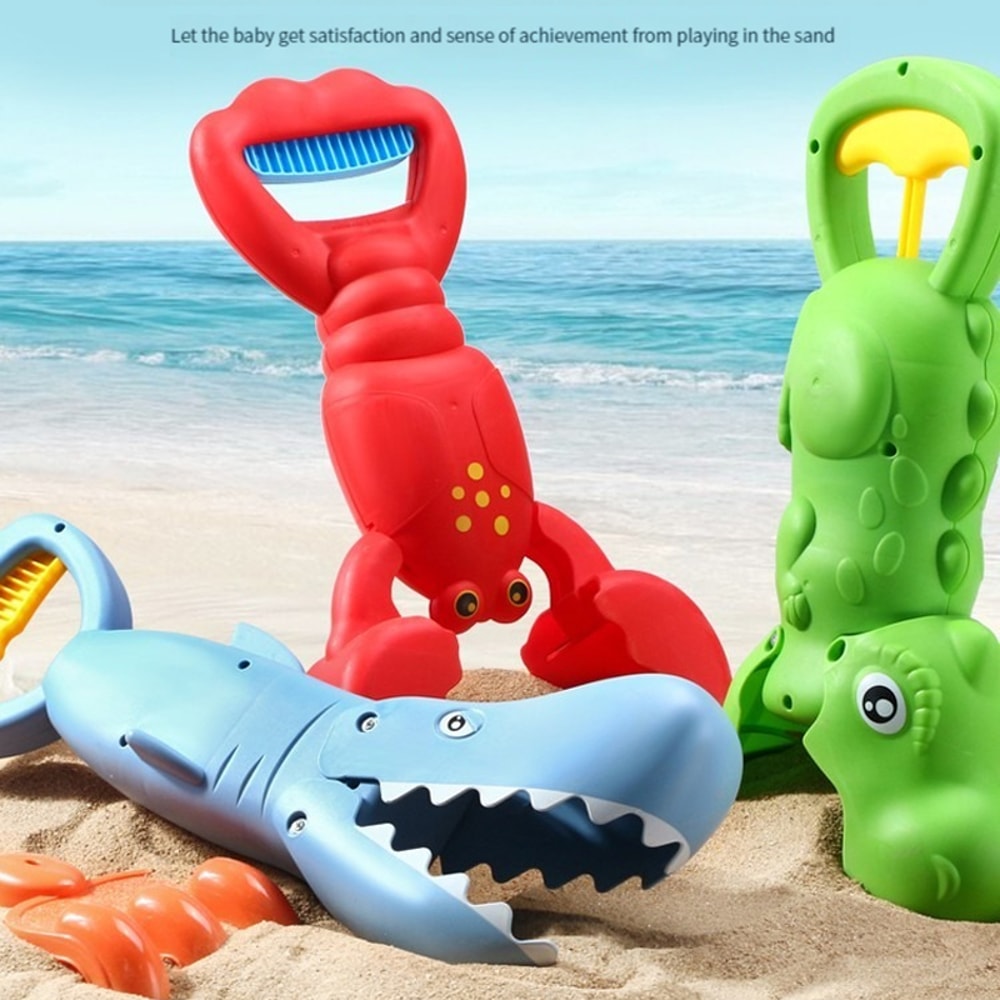 Kids Lobster Claw Catcher Bath Toy Set Interactive baby bath toys for Water & Sand Play