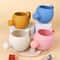 Cute Cartoon Kids Watering Can Silicone Bath Spray Toy For Garden Beach Play 0