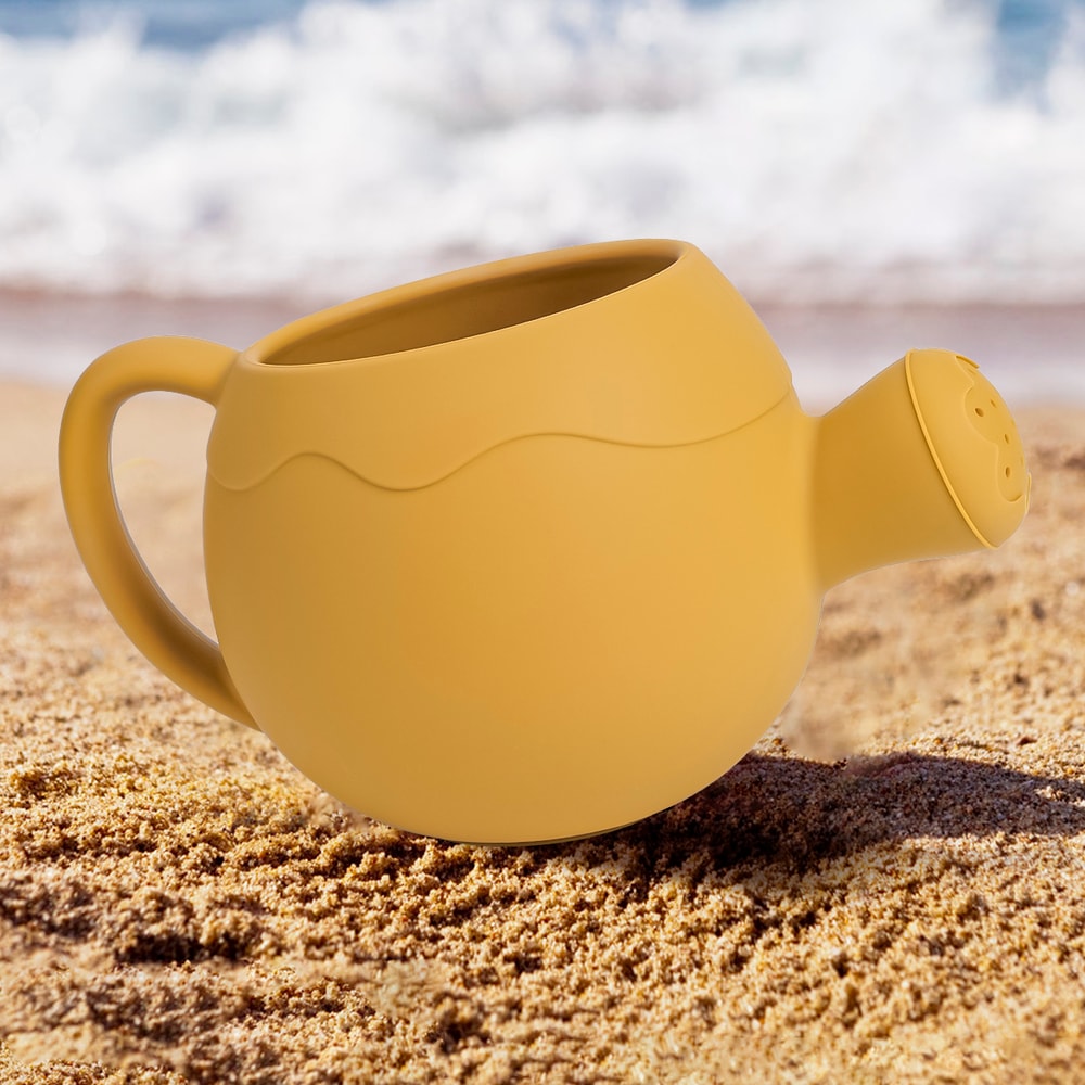 Cute Cartoon Kids Watering Can Silicone Bath Spray Toy For Garden Beach Play 7