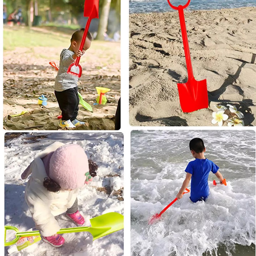Kids Long Handle Beach Shovel Sand and Snow Toy for Outdoor Play
