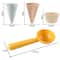 Kids Beach Ice Cream Sand Toy Set 4 Piece Cup and Scoop Kit