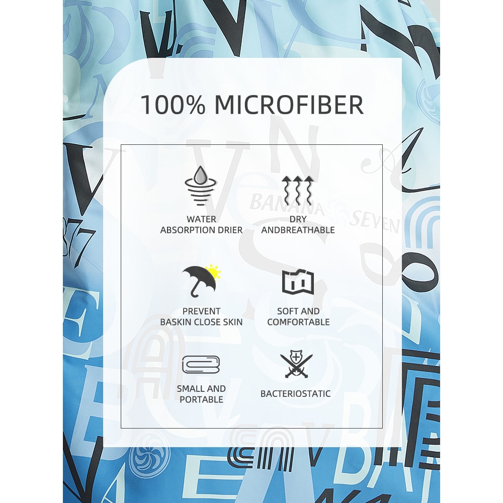 Quick Dry Surf Poncho Towel Hoodie for Adults Microfiber Beach Changing Robe