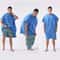 Quick Dry Surf Poncho Hooded Beach Towel Changing Robe For Adults 3