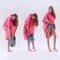 Quick Dry Surf Poncho Hooded Beach Towel Changing Robe For Adults 4