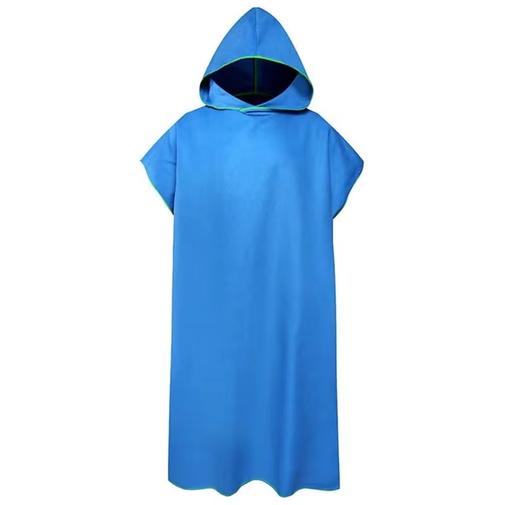 Quick Dry Surf Poncho Hooded Beach Towel Changing Robe For Adults 6