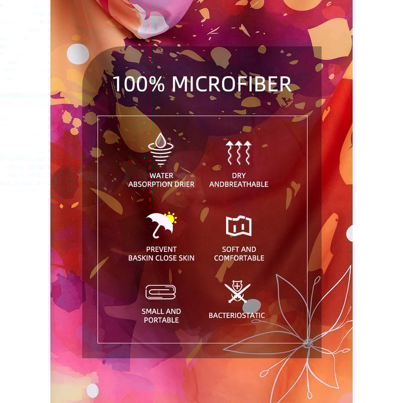 Quick Dry Microfiber Surf Poncho Towel Hoodie for Adults Beach Changing Robe