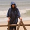 Quick Dry Surf Poncho Changing Robe With Hood For Women Beach Swim Cover 3