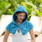 Cooling Hoodie Towel Quick Dry Sports Towel with UV Protection for Outdoor Fitness & Travel