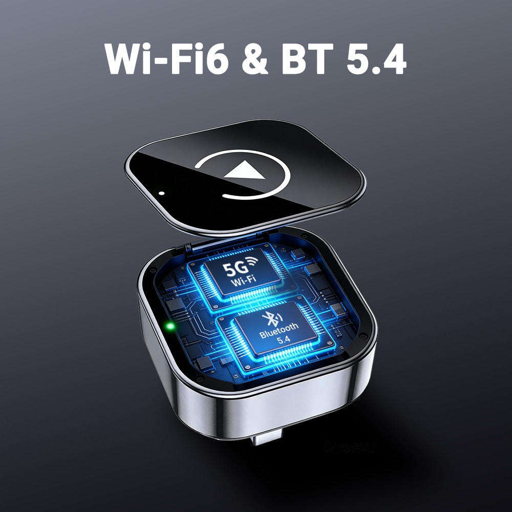 Wireless CarPlay Adapter & Android Auto Dongle Fast Connect Smart Car Box