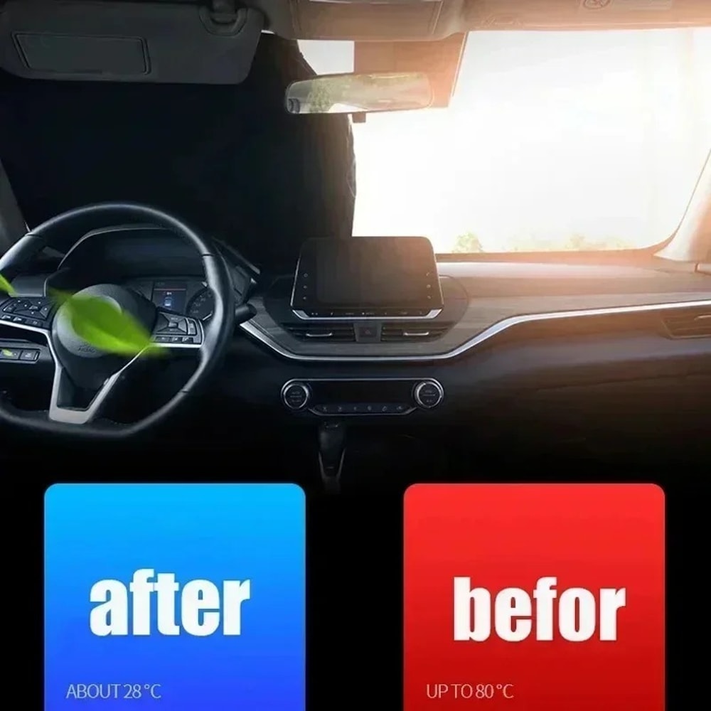 Citroen Picasso All Season Car Windshield Sun Shade UV Block & Snow Frost Protector