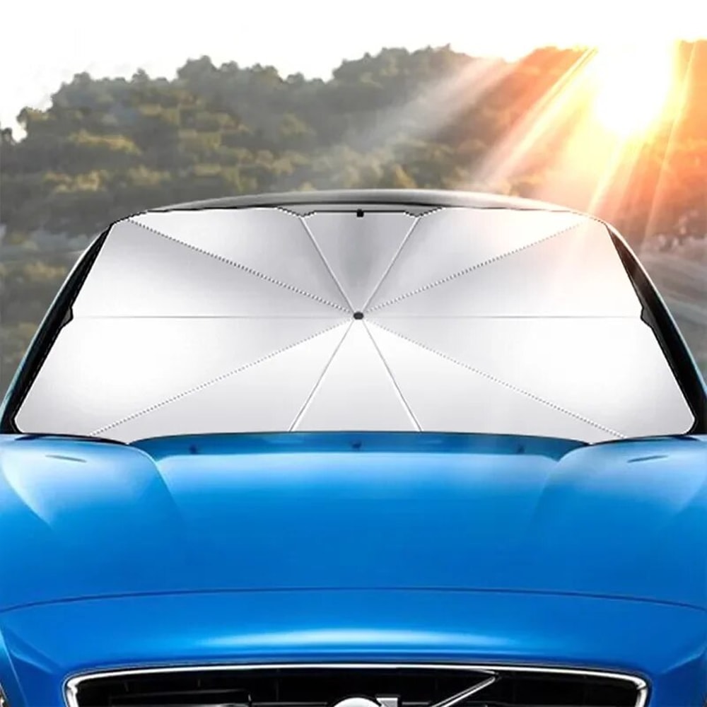 Foldable Car Sunshade Umbrella For Windshield Heat Protection 3