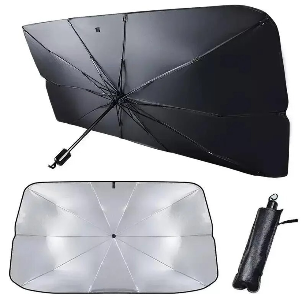 Foldable Car Sunshade Umbrella For Windshield Heat Protection 4