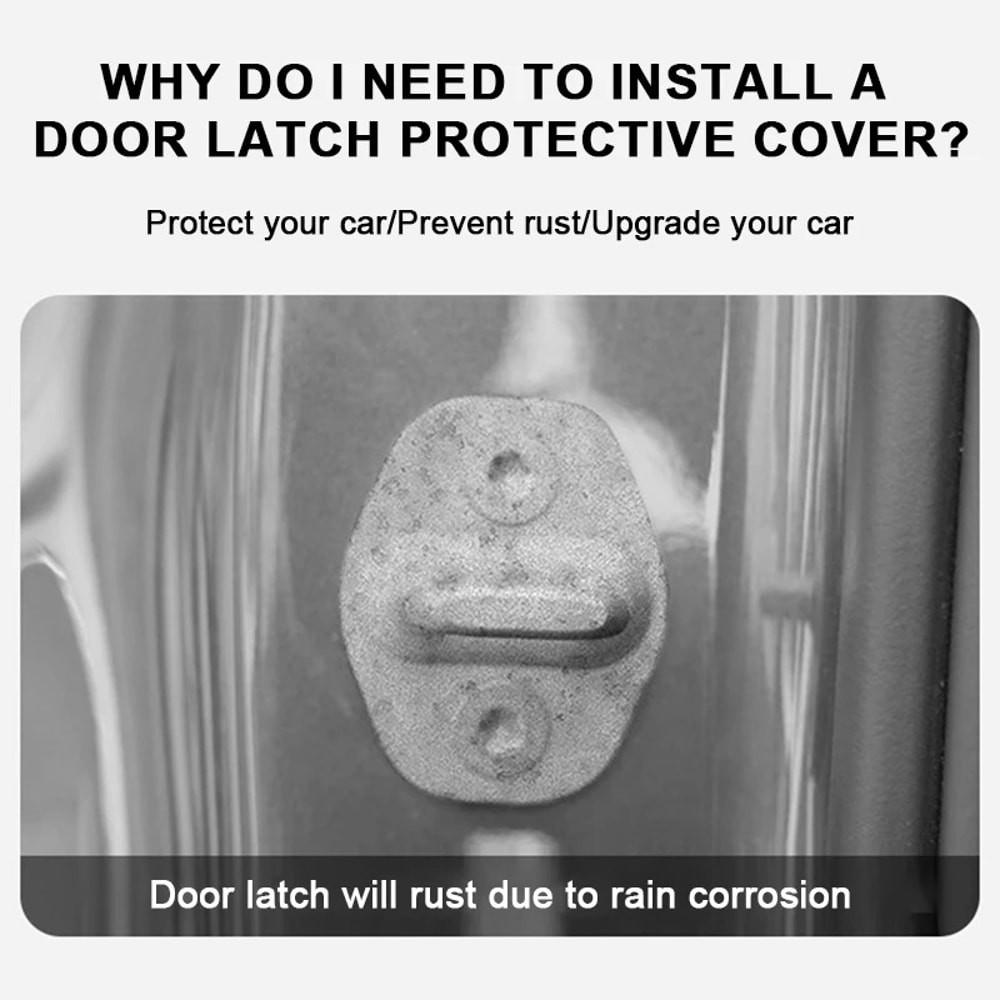 Silicone Car Door Lock Protector Pads Anti Collision Shock Absorbing Cushions 2