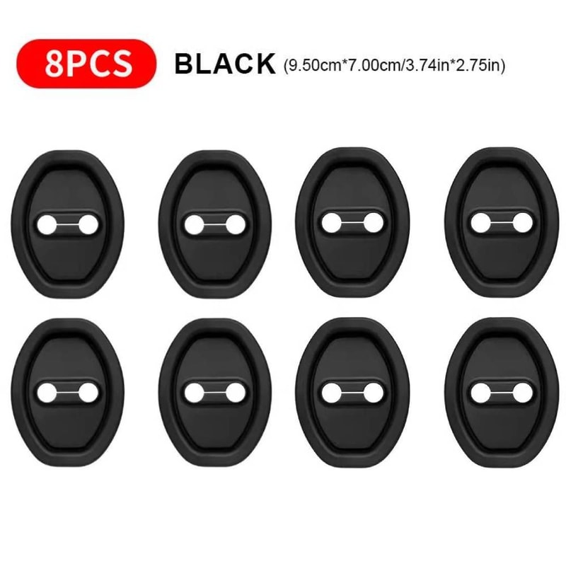 Silicone Car Door Lock Protector Pads Anti Collision Shock Absorbing Cushions 6