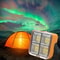 Solar Rechargeable LED Camping Light with Magnetic Base Portable Emergency Work Light