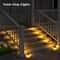 Solar Driveway Lights Pack Waterproof LED Deck Pathway Lights For Outdoor Safety 6