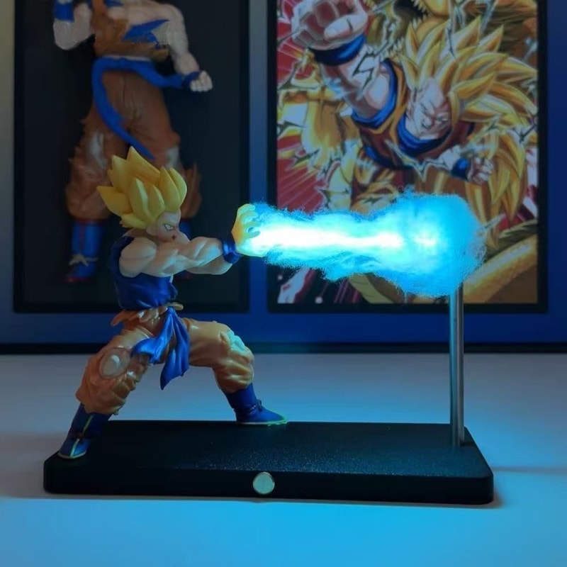 Dragon Ball Night Lamp Goku Kamehameha LED Anime Room Decor Light