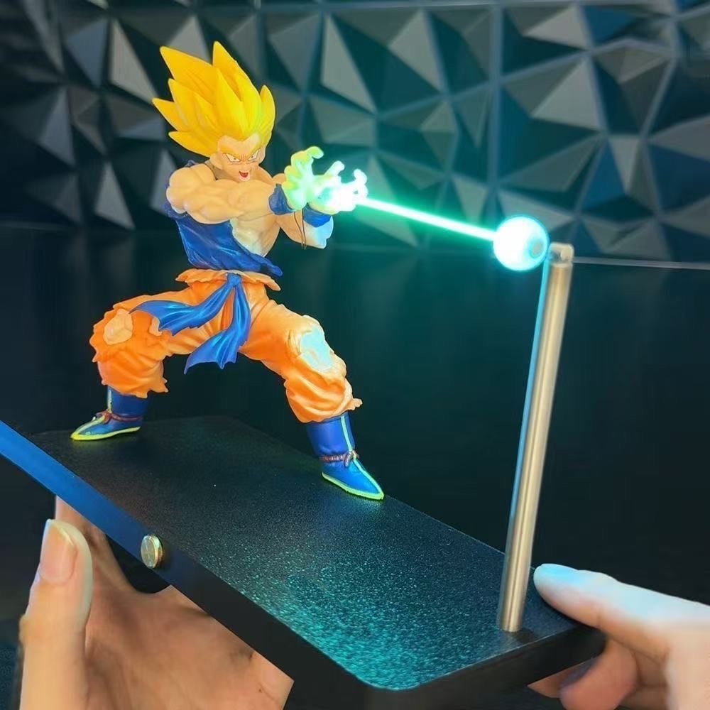 Dragon Ball Night Lamp Goku Kamehameha LED Anime Room Decor Light