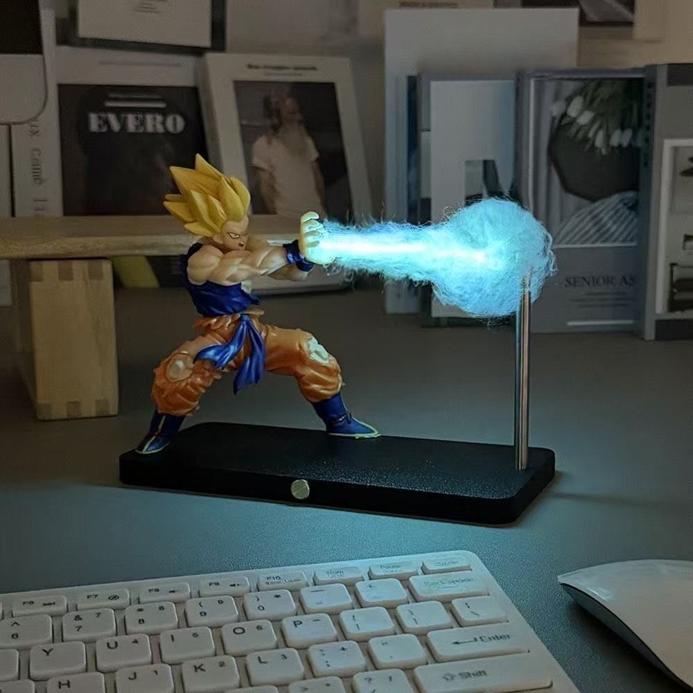 Dragon Ball Night Lamp Goku Kamehameha LED Anime Room Decor Light