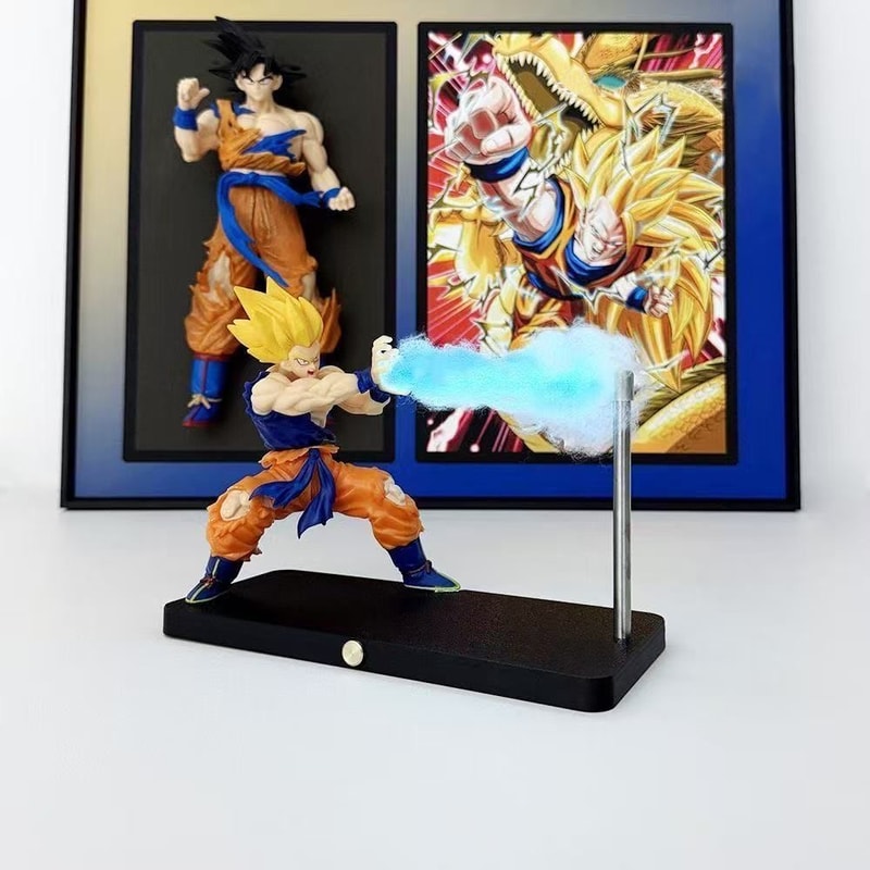 Dragon Ball Night Lamp Goku Kamehameha LED Anime Room Decor Light
