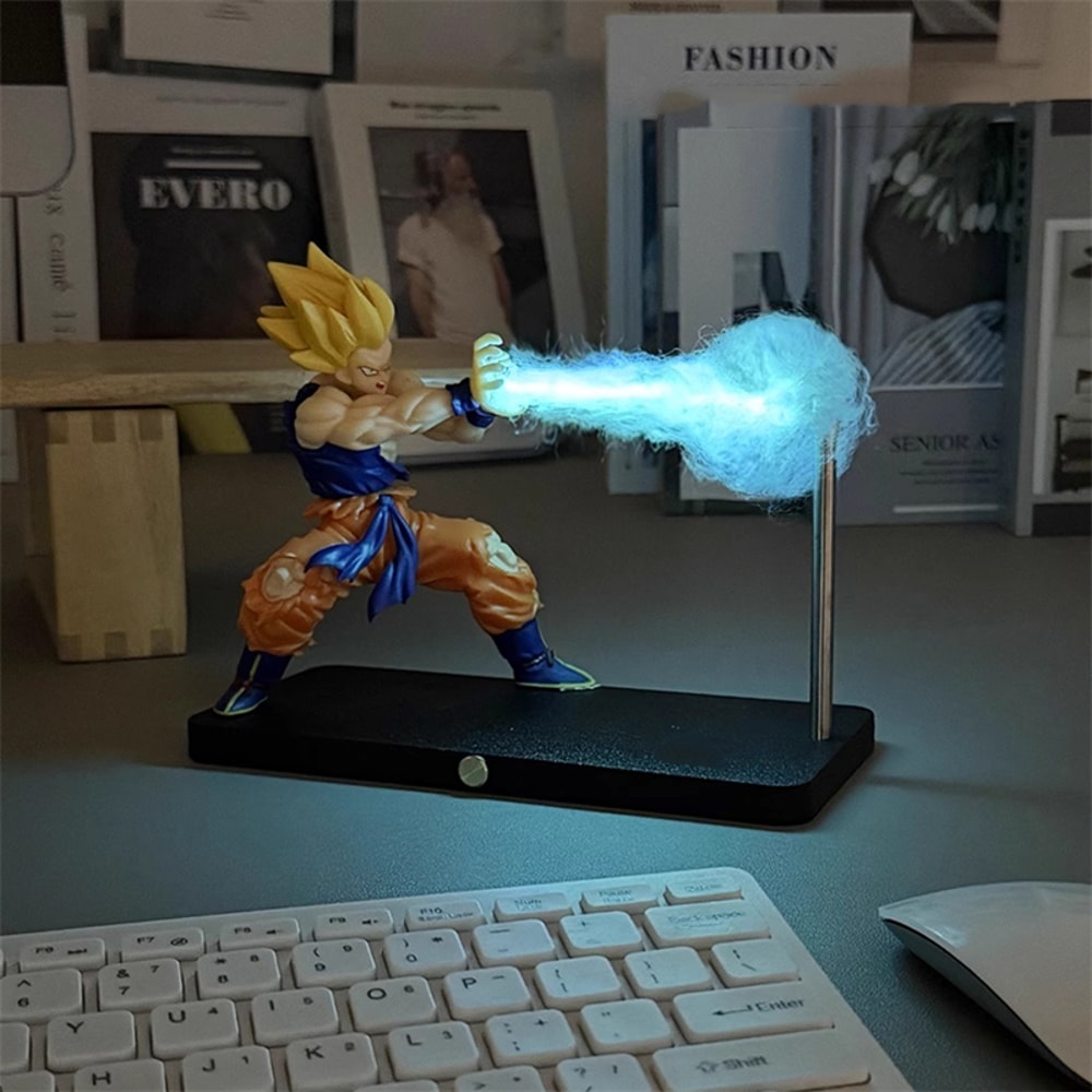 Dragon Ball Night Lamp Goku Kamehameha LED Anime Room Decor Light