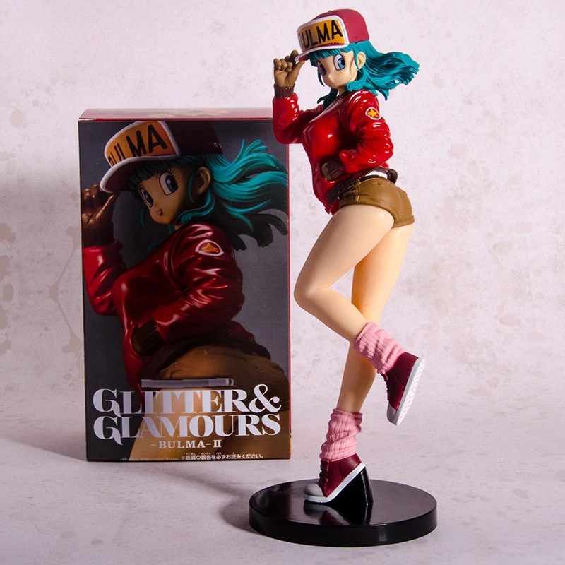 Bulma Anime Figure Premium PVC Statue Dragon Ball Collectible Model