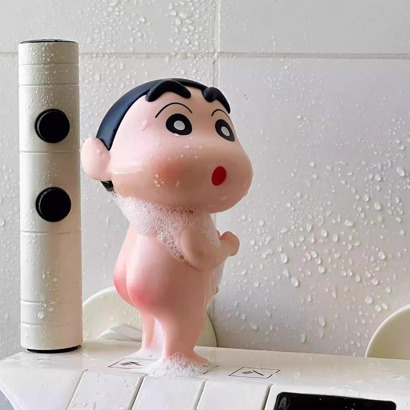 Crayon Shin Chan Bathroom Decor Organizer Cute Sink Accessory Holder