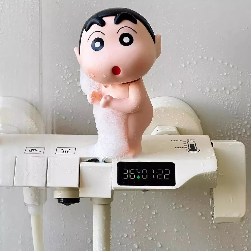Crayon Shin Chan Bathroom Decor Organizer Cute Sink Accessory Holder