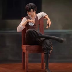 levi ackerman attack on titan figure 19cm anime statue collectible gk model