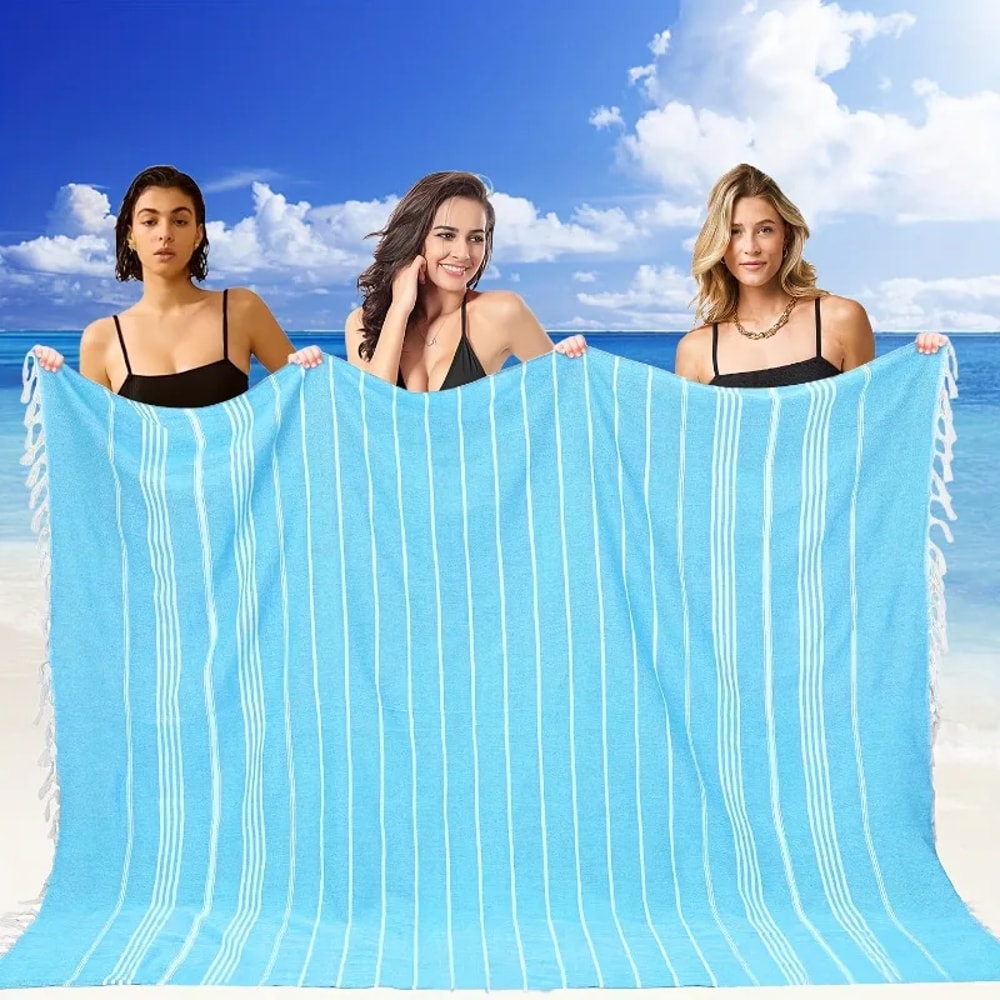 Extra Large Turkish Beach Towel Blanket Quick Dry Sand Resistant Travel Throw