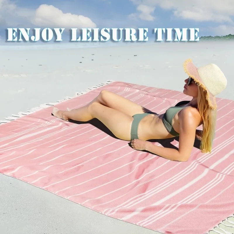 Extra Large Turkish Beach Towel Blanket Quick Dry Sand Resistant Travel Throw